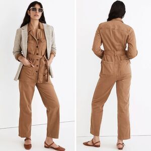 Madewell Tan Jumpsuit